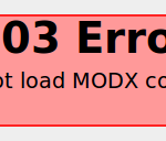 modx_503_error_install
